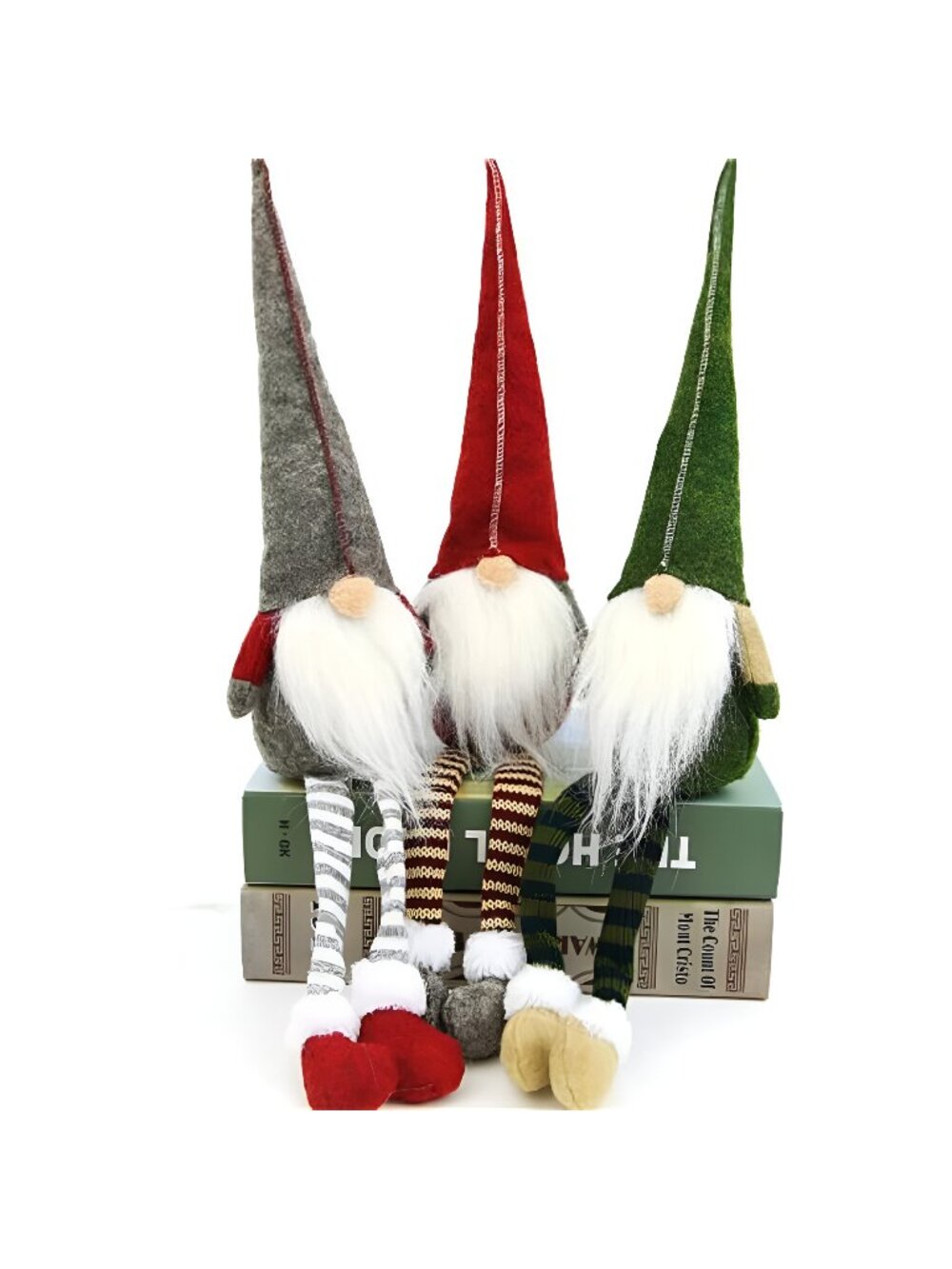 3pcs new Christmas decoration long legs Rudolph doll Christmas children gift